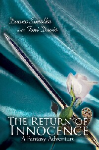 Duane Simolke's "The Return Of Innocence" cover and link to Duane's website.