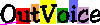 OutVoice LOGO and Link to the OutVoice Shop