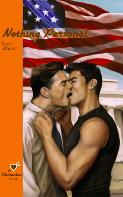 Scott and Scott "Nothing Personal" cover art and link to the Romentics website.