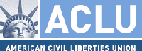 ACLU LOGO and link to the ACLU website.