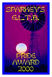 Sparkey's G.L.B.T. Pride Award 2000