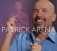 Patrick Arena "Captured Alive" CD cover and link to Patrick's website.